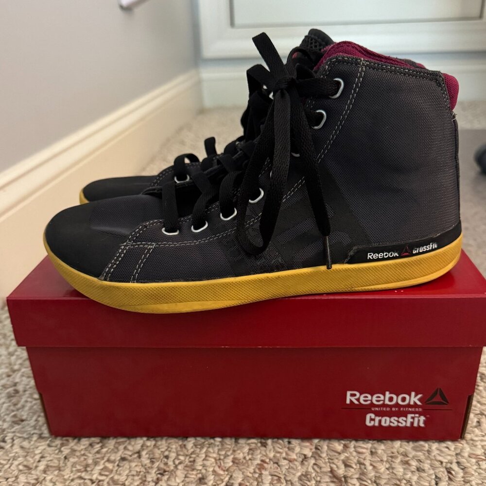 Reebok CrossFit Lite TR  Powerlifting Hi Top Shoe Mens 7 W 8.5